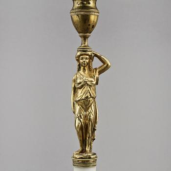 LJUSSTAKAR, ett par, empirestil, 1900-talets första del.