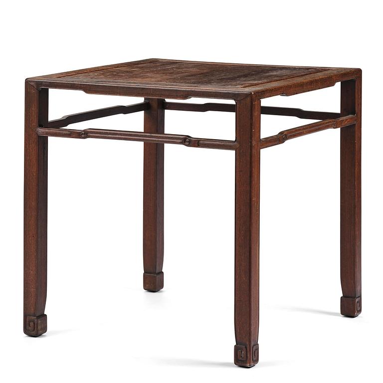 A hardwood table, Qing dynasty.