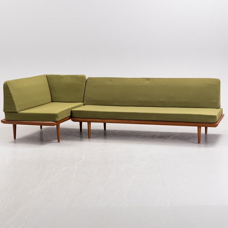 Two sofas, probably 'Minerva' by Peter Hvidt & Orla Mølgaard-Nielsen, France & Daverkosen, Denmark, 1950s.