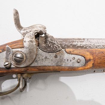 Lock rifle, Swedish, m/1815-45.