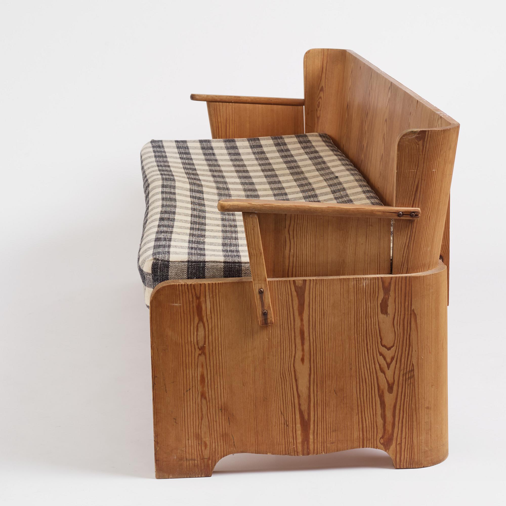 Göran Malmvall, soffa, modell "322" sportstugemöbel, Karl Andersson och Söner, 1940-tal.