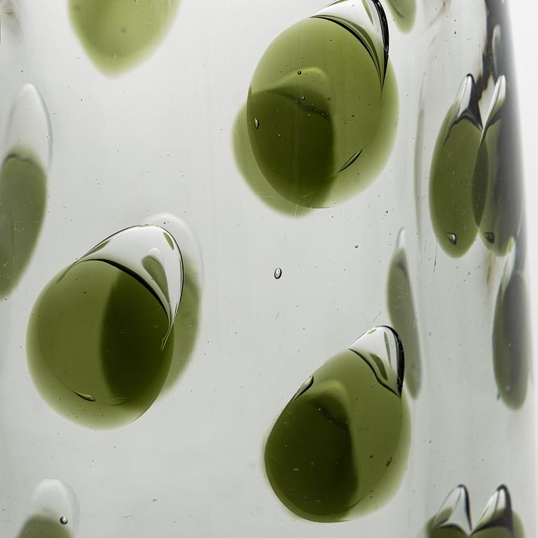 Saara Hopea, vase, “Panther”, signed S. Hopea Nuutajärvi Notsjö -55.