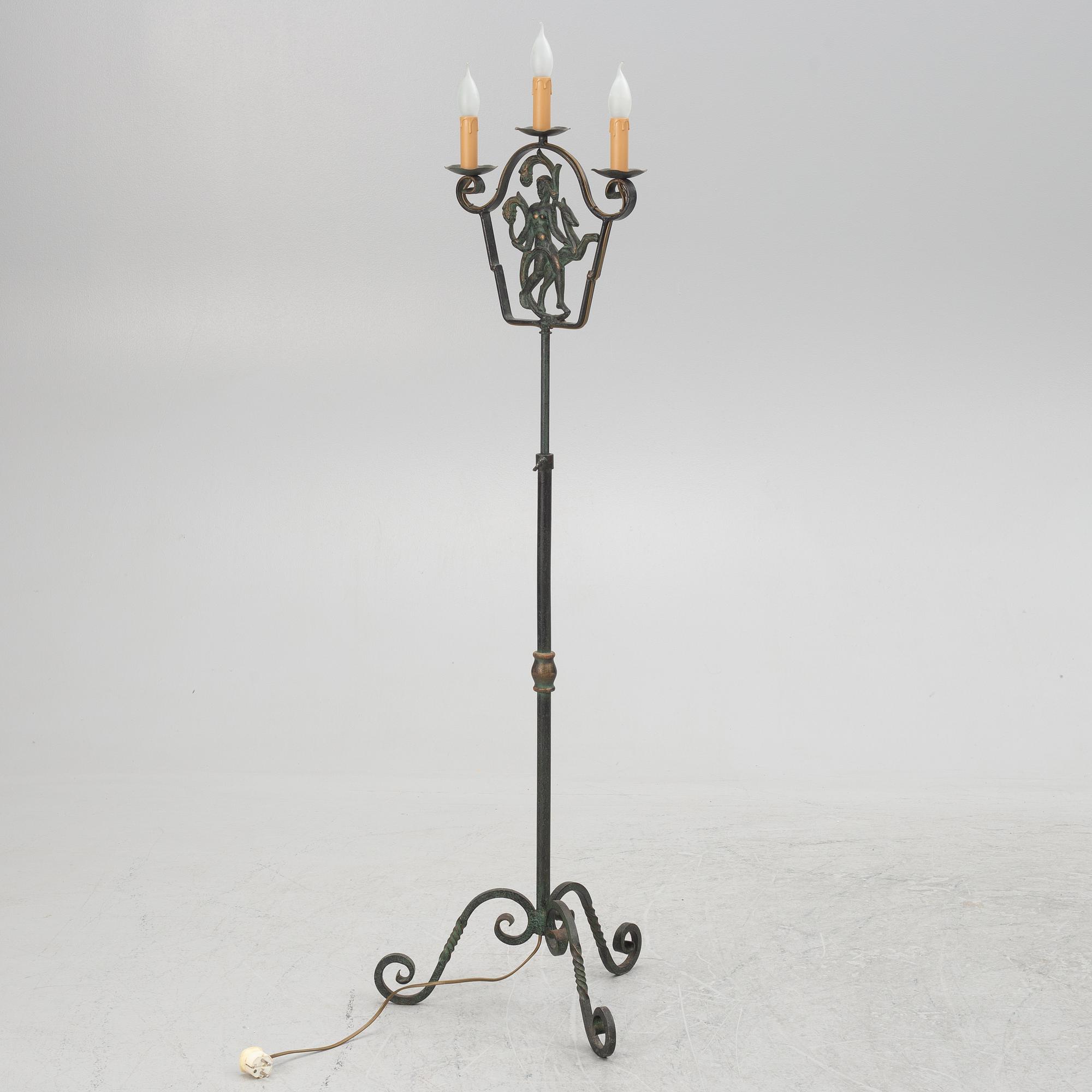 Bjerkås, a floor lamp model "231", Gothenburg, 1930's.
