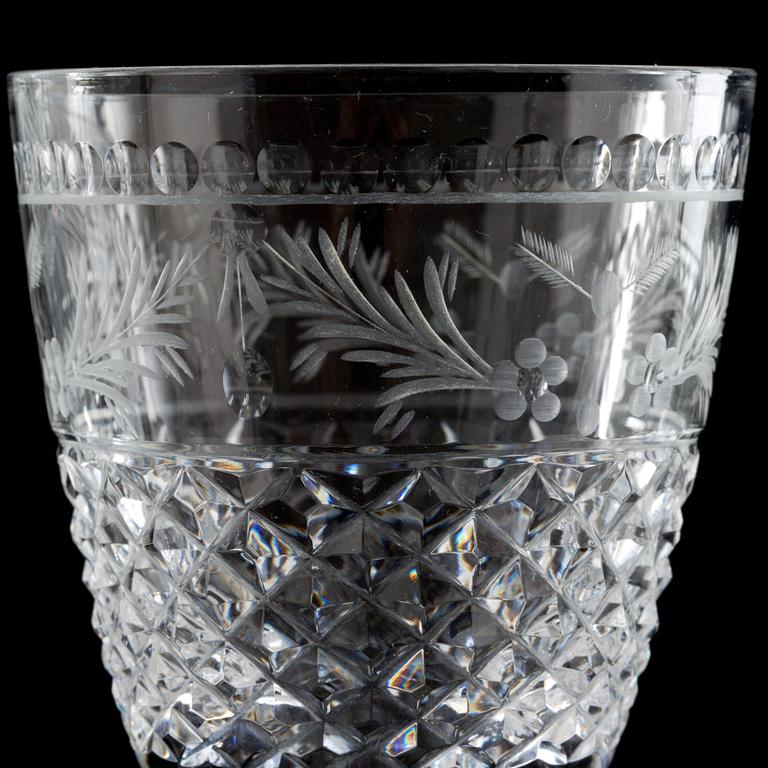 GLASSERVIS, 47 delar, "Elvira Madigan", Kosta.