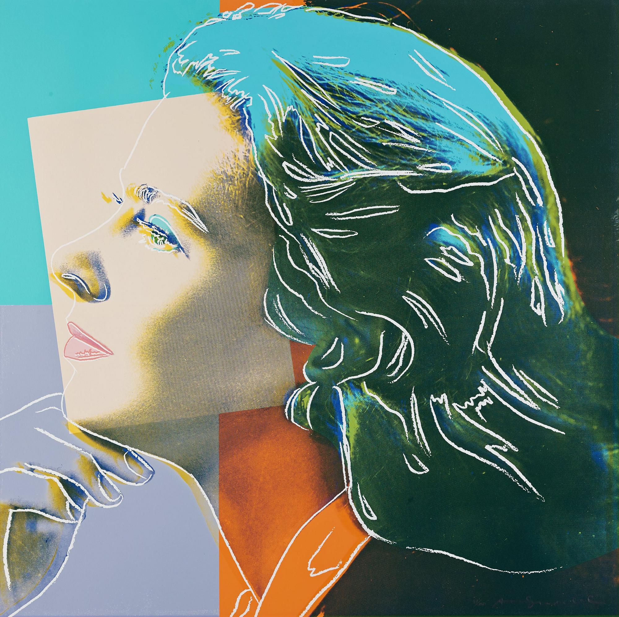 Andy Warhol, "Three portraits of Ingrid Bergman by Andy Warhol".