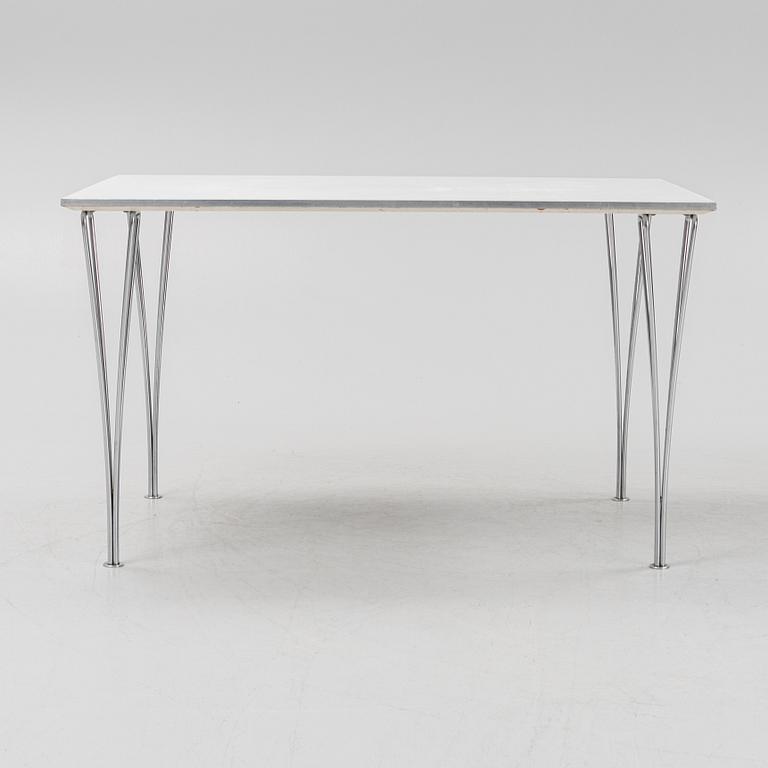 Bruno Mathsson, a dining table for Fritz Hansen Denmark, dated 1988.