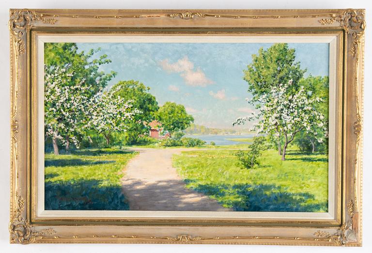Johan Krouthén, oil on canvas, signed and dated 1925.