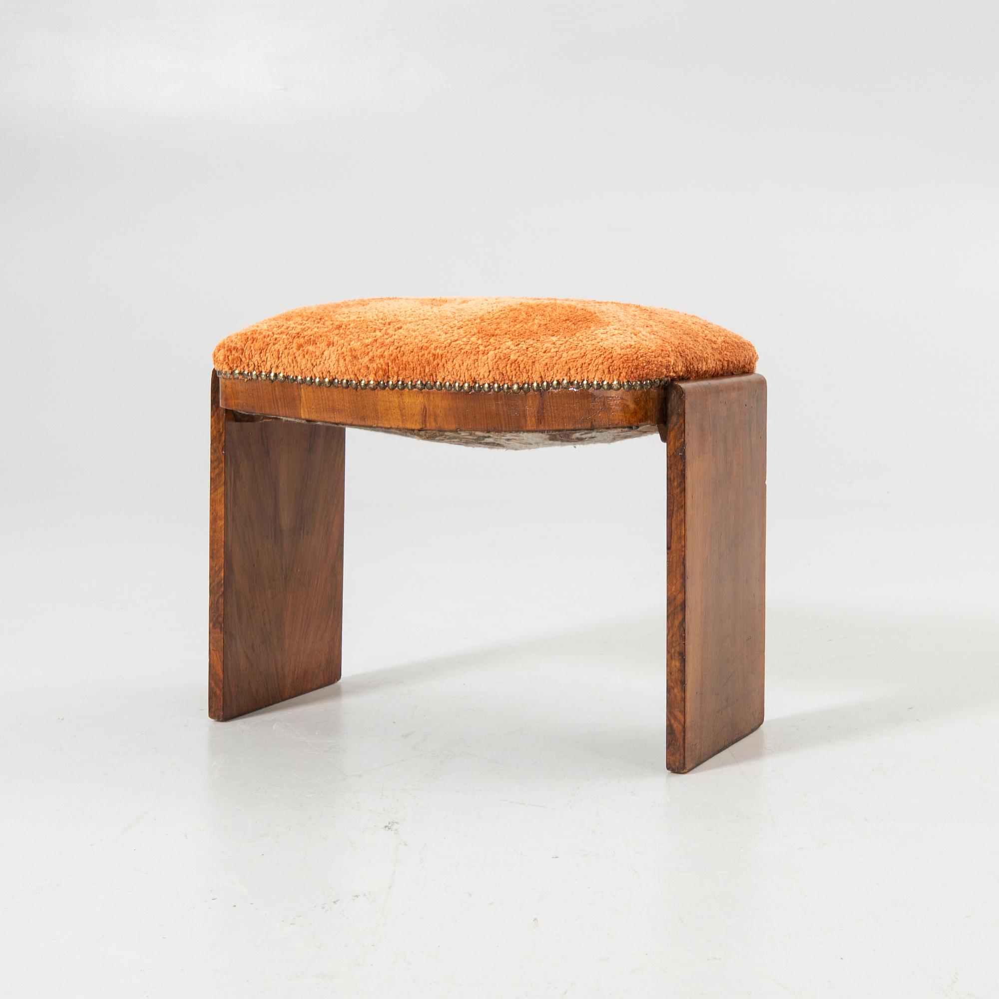 Footstool, Art Deco, first half of the 20th century.