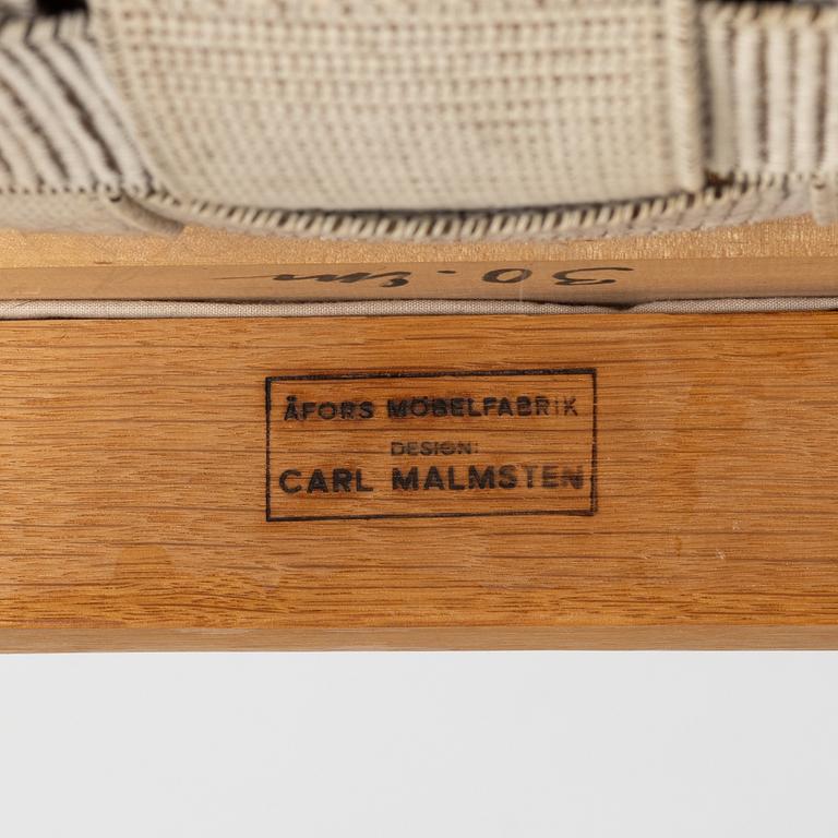 Carl Malmsten, stolar, 6 st, karmstolar 2 st, "Calmare Nyckel", 1900-talets slut.