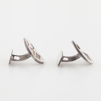 OWE JOHANSSON, Stockholm, 1972, manschettknappar.