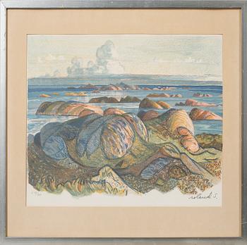 Roland Svensson · ROLAND SVENSSON, färglitografi, signerad och numrerad 243/360.