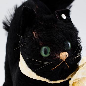 A black cat by Steiff Germany c. 1930.