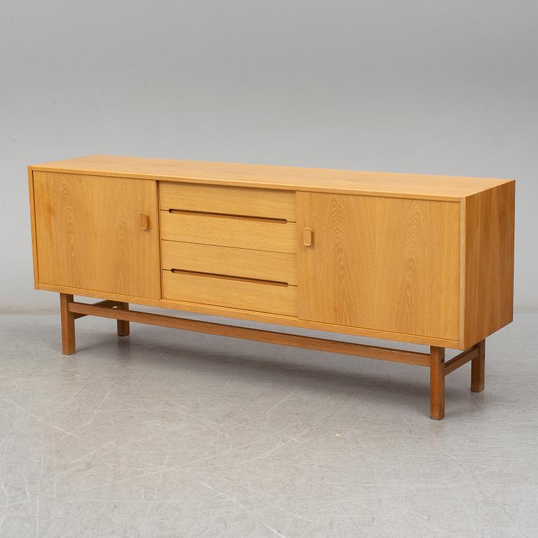 A second half of the 20th century oak veneered 'Arild' sideboard by Nils Jonsson, Troeds, Sweden.