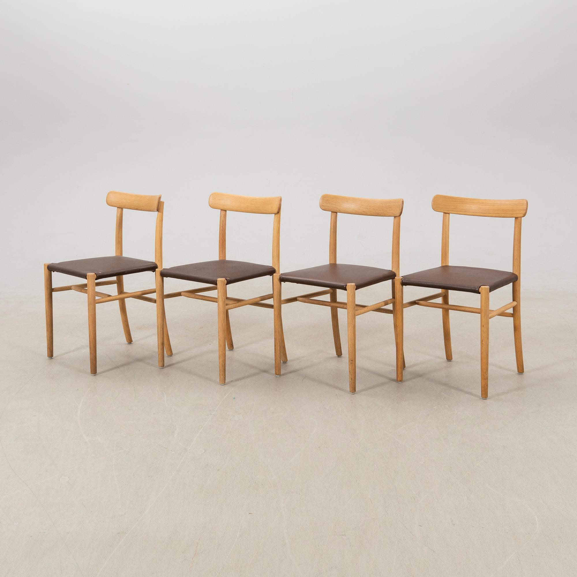 Jasper Morrison, stolar 4 st "Lightwood", Maruni Collection, Japan.