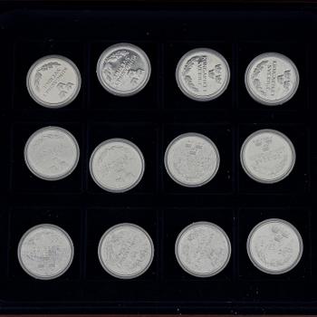 28 silver medals, 'Regents of Sweden'.