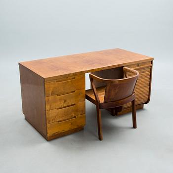 ALVAR AALTO, desk nr 501 and chair nr 2. 1930.