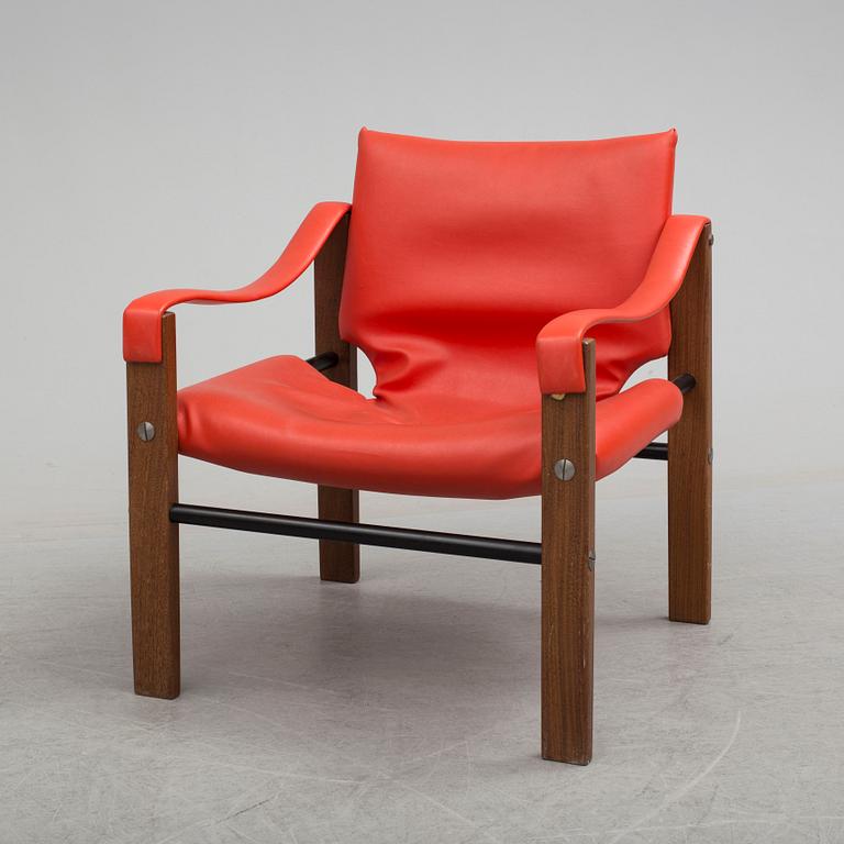 MAURICE BURKE, a 'Safari' teak easy cahir from Arkana, Falkisrk, Scotland.