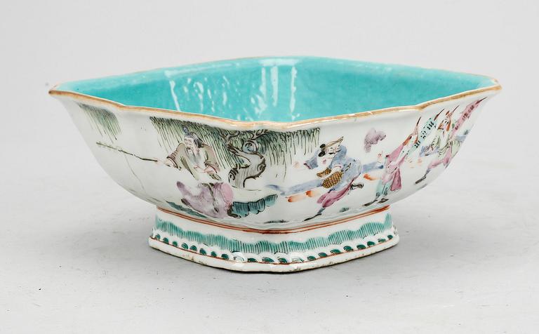 SKÅL, porslin, Kina 1800/1900-tal.