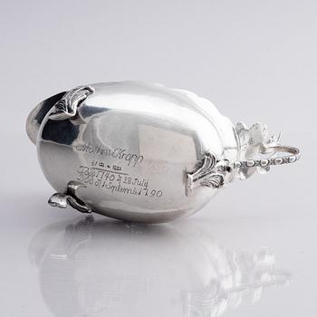 A Swedish 18th century silver cream-jug, mark of Mikael Hammarberg, (active 1758-1789 (90)) Härnösand.