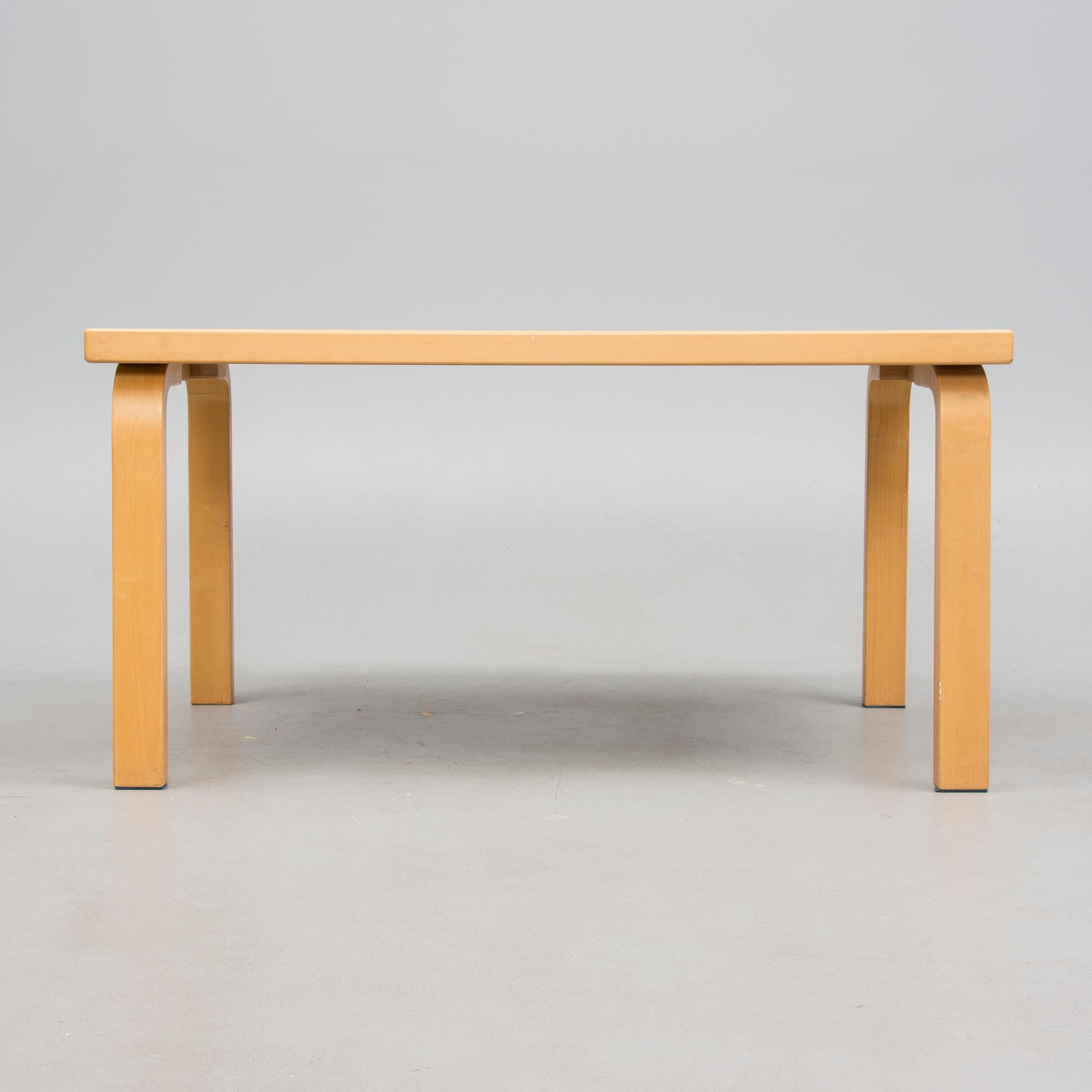 ALVAR AALTO, bord 80B, Artek, 1900-talets slut.