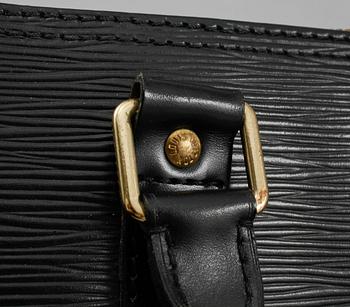 VÄSKA, "Keepall 55 Epi Black", Louis Vuitton,