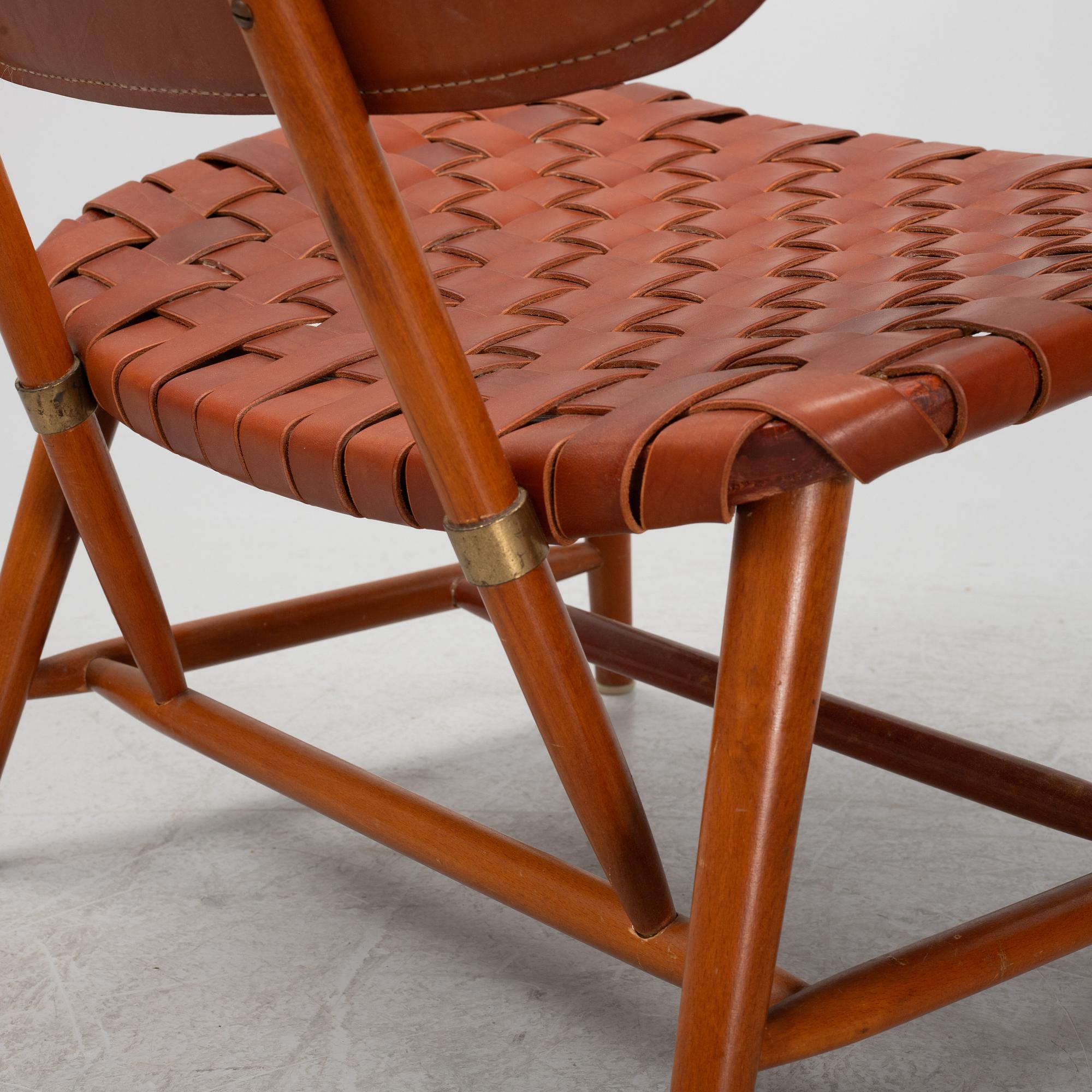 Alf Svensson, fåtöljer ett par, "TeVe", Bra Bohag, Studio Ljungs Industrier 1950-tal.