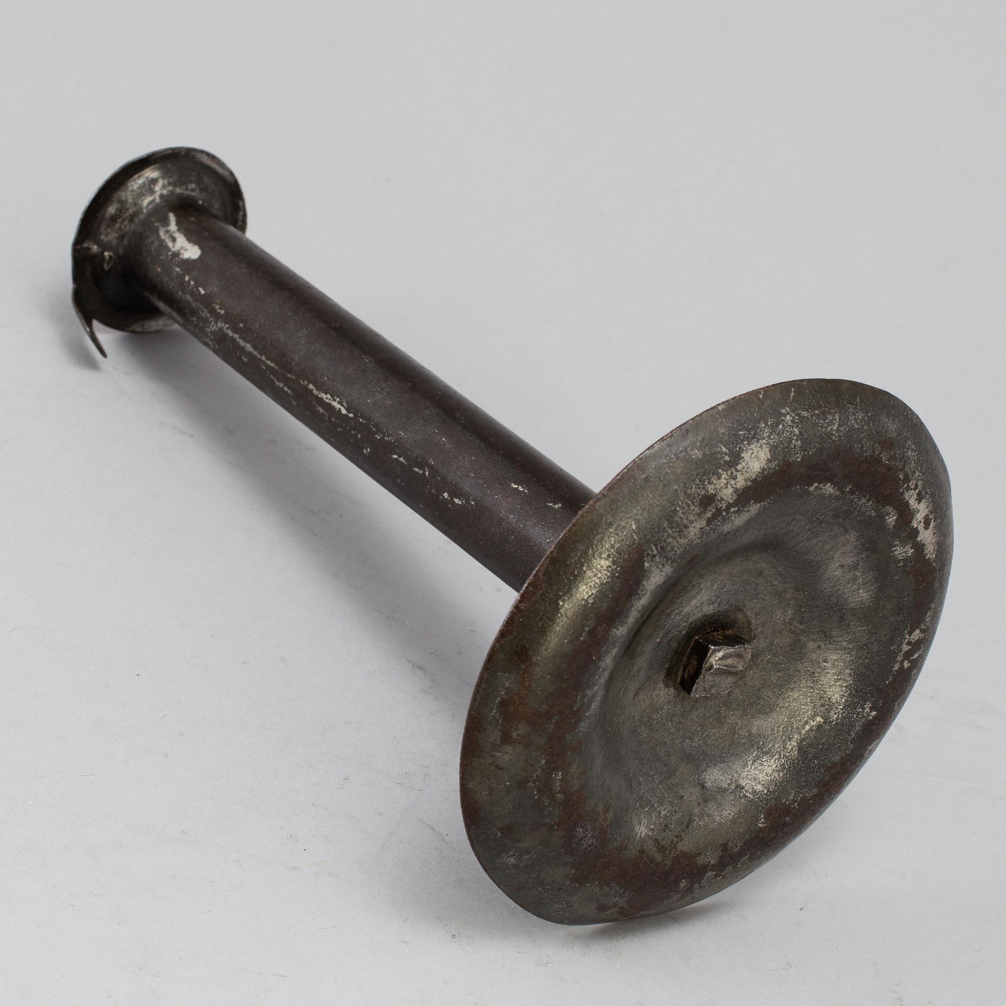 LJUSSTAKE, plåt, 1700-tal.