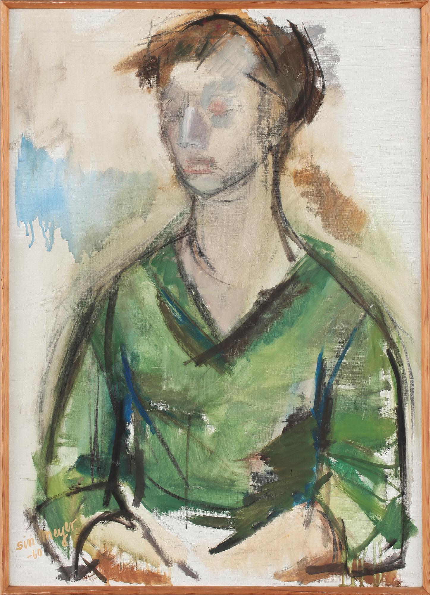 SIRI MEYER, olja på duk, signerad och daterad 1960.