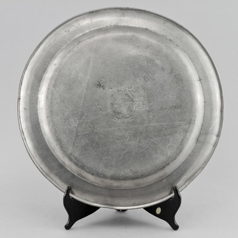 FAT, tenn, Stockholm, 1700-tal.