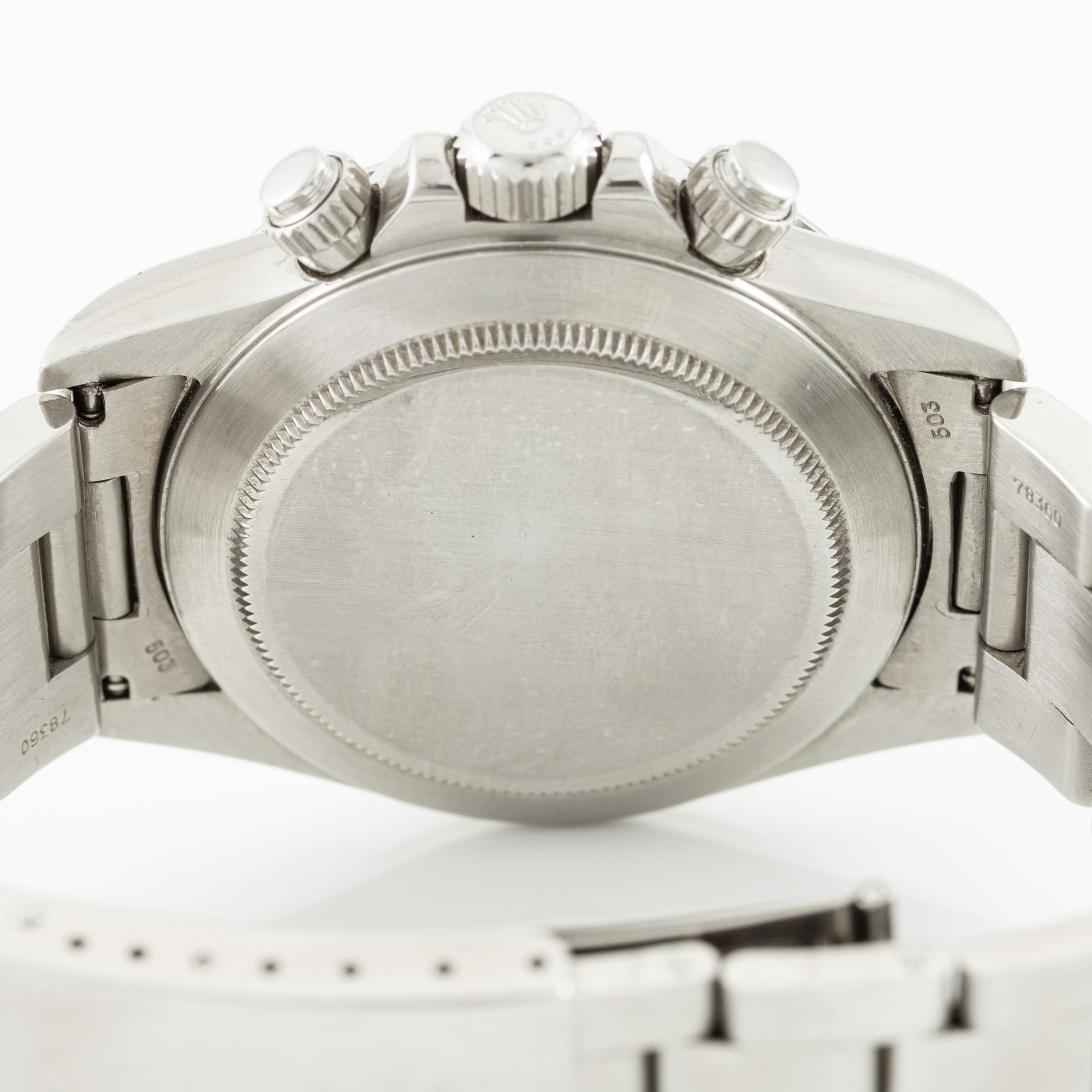 Rolex, Daytona, "Floating Cosmograph", "Inverted 6", "225 Bezel", "Zenith", chronograph, wristwatch, 40 mm.