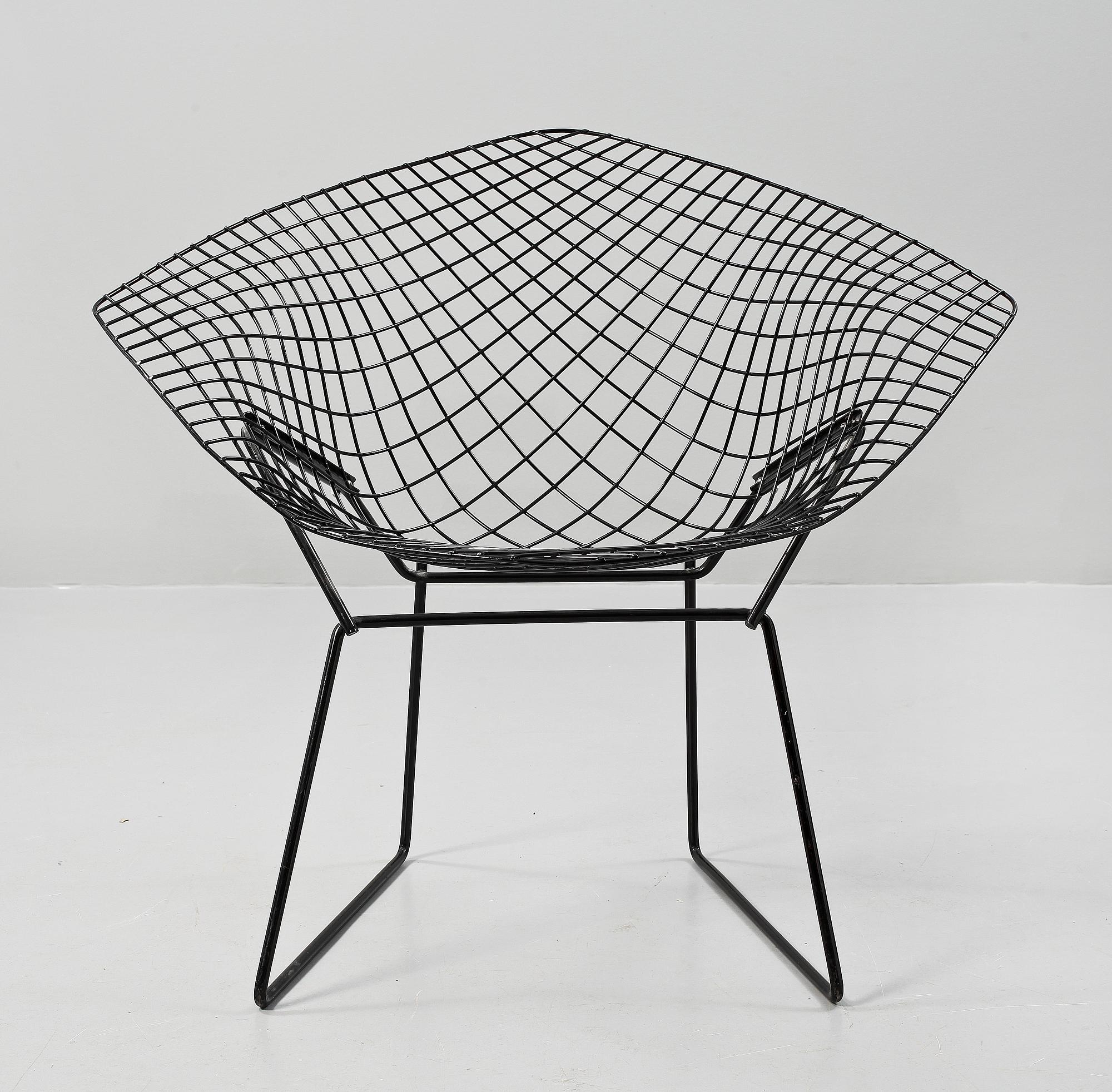 STOL, "Diamond Chair" formgiven av Harry Bertoia.