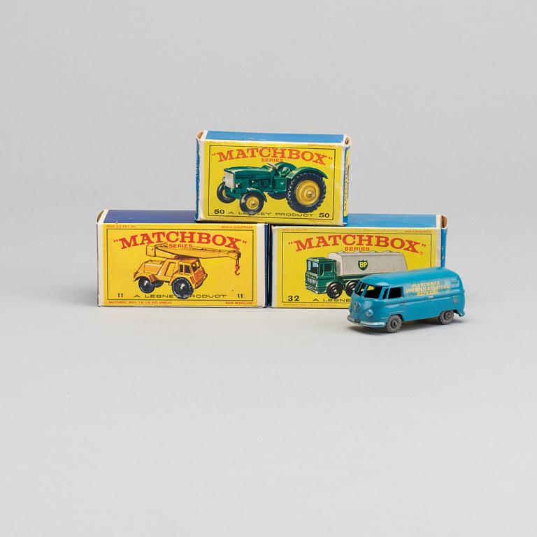 LESNEY MATCHBOX SERIES,4 st, bland annat Jumbo Crane RW 11C-1.