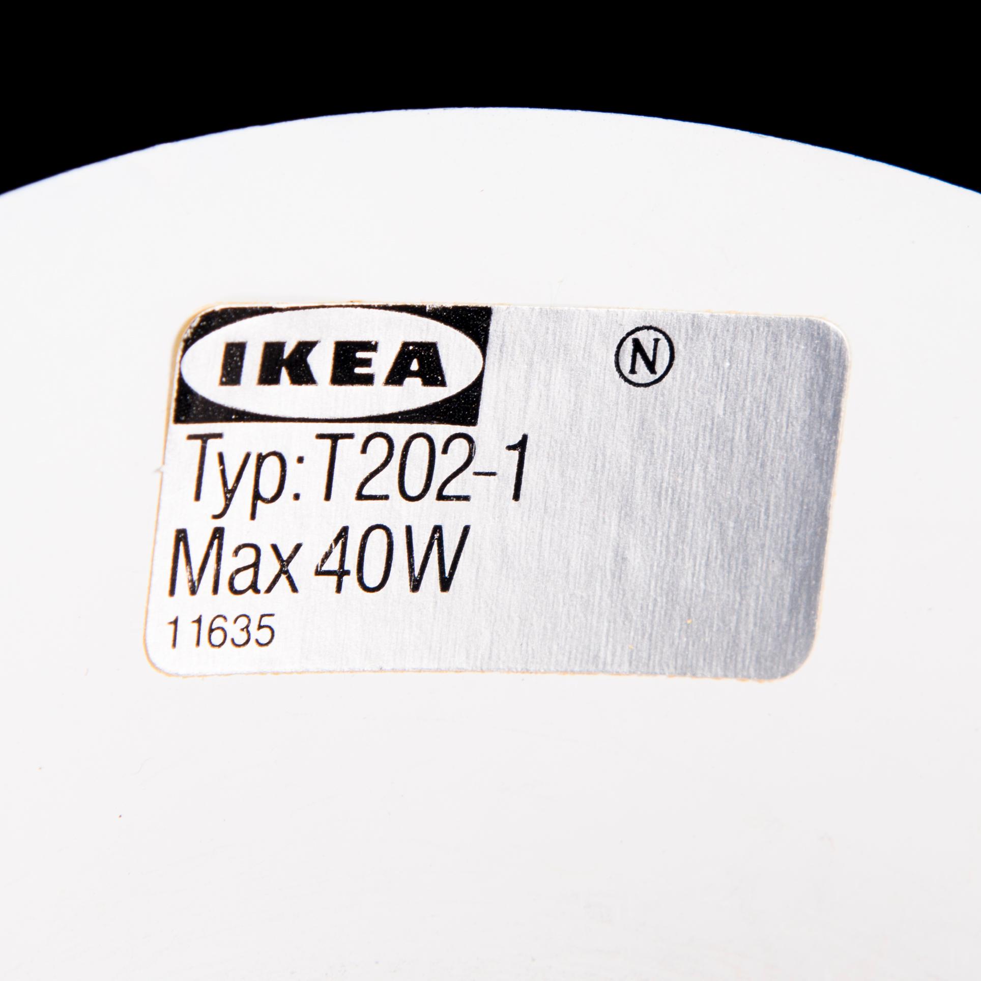 IKEA, TAKLAMPOR, 2 ST, "Duett", modellen formgiven av Bent Boysen för Ikea 1983.