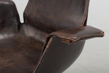 A Preben Fabricius & Jørgen Kastholm 'Tulip' desk chair, Alfred Kill, Germany 1960's-70's.