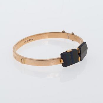 ARMBAND, 14K och spektrolit. Tillander 1957.