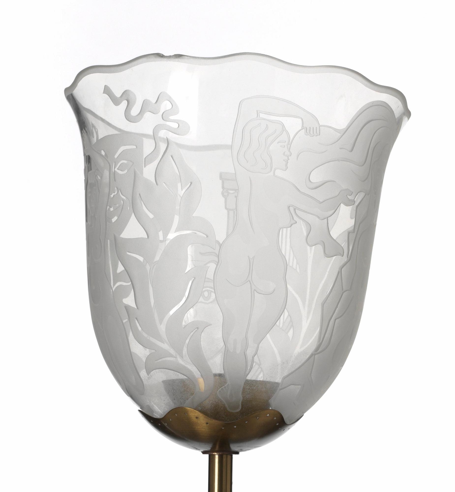 GOLVLAMPA, Glössner & Co, Stockholm 1940-tal.