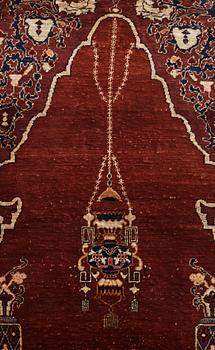 SEMI-ANTIQUE SILK ANATOLIAN. 189,5 x 124 cm.