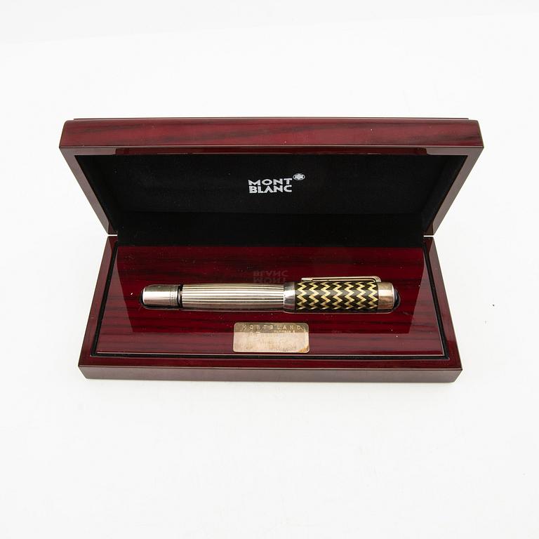 Montblanc reservoirpenna, "Homage à J.P. Pierpont Morgan" limited edition 4221/4810 2004.