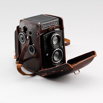 KAMERA, Rolleicord Compur, Franke & Heidecke, Braunschweig, 1900-talets första hälft.