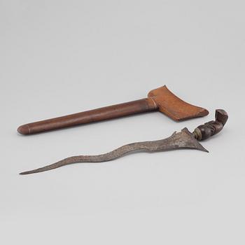 An early 20th century kris / keris, probably from Indonesia.