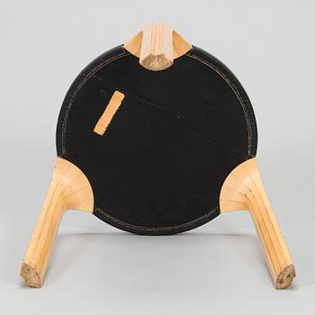 Alvar Aalto, a 1970s 'X600' stool for Artek.