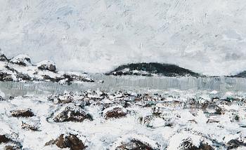 Helge Dahlman, Winter Landscape.