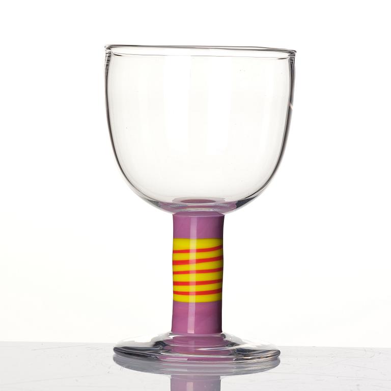 Gunnar Cyrén, a 'Popglas' goblet from Orrefors 1967.