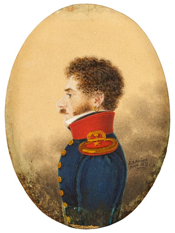Erik Vilhelm Le Moine, Empireman med röda epåletter.