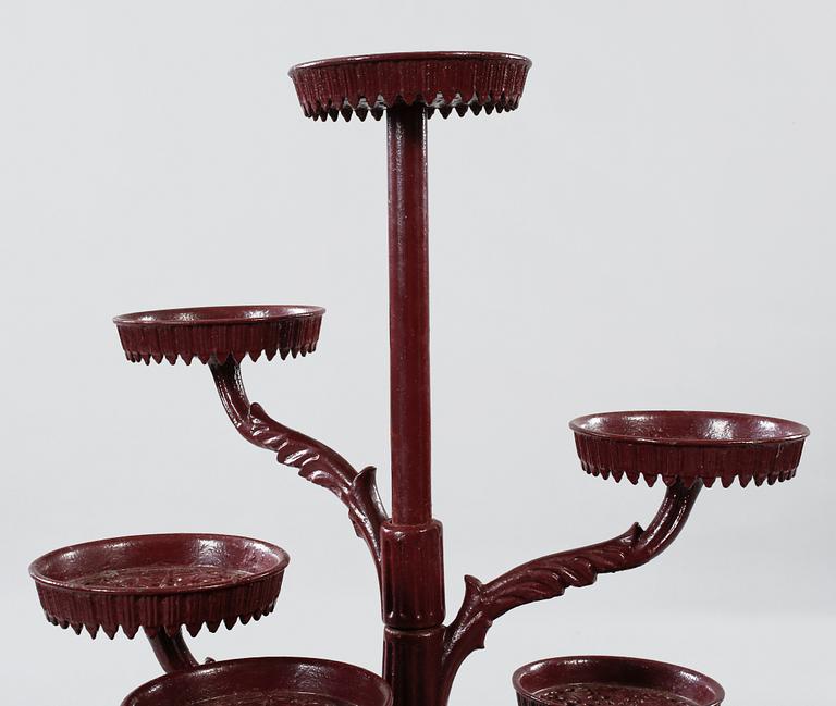 TRÄDGÅRDSBORD/ BLOMBORD, J & C.G Bolinder, Stockholm, omkring sekelskiftet 1900.