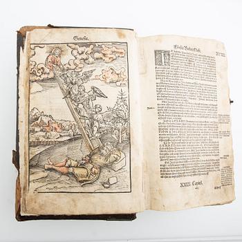 Gustav Vasas bibel "Thet är all then heligha scrifft, på Swensko...".