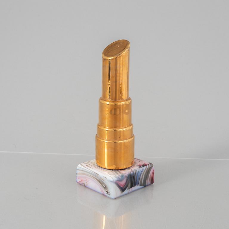 Åsa Jungnelius, skulptur, glas, "Make Up", Kosta Boda.