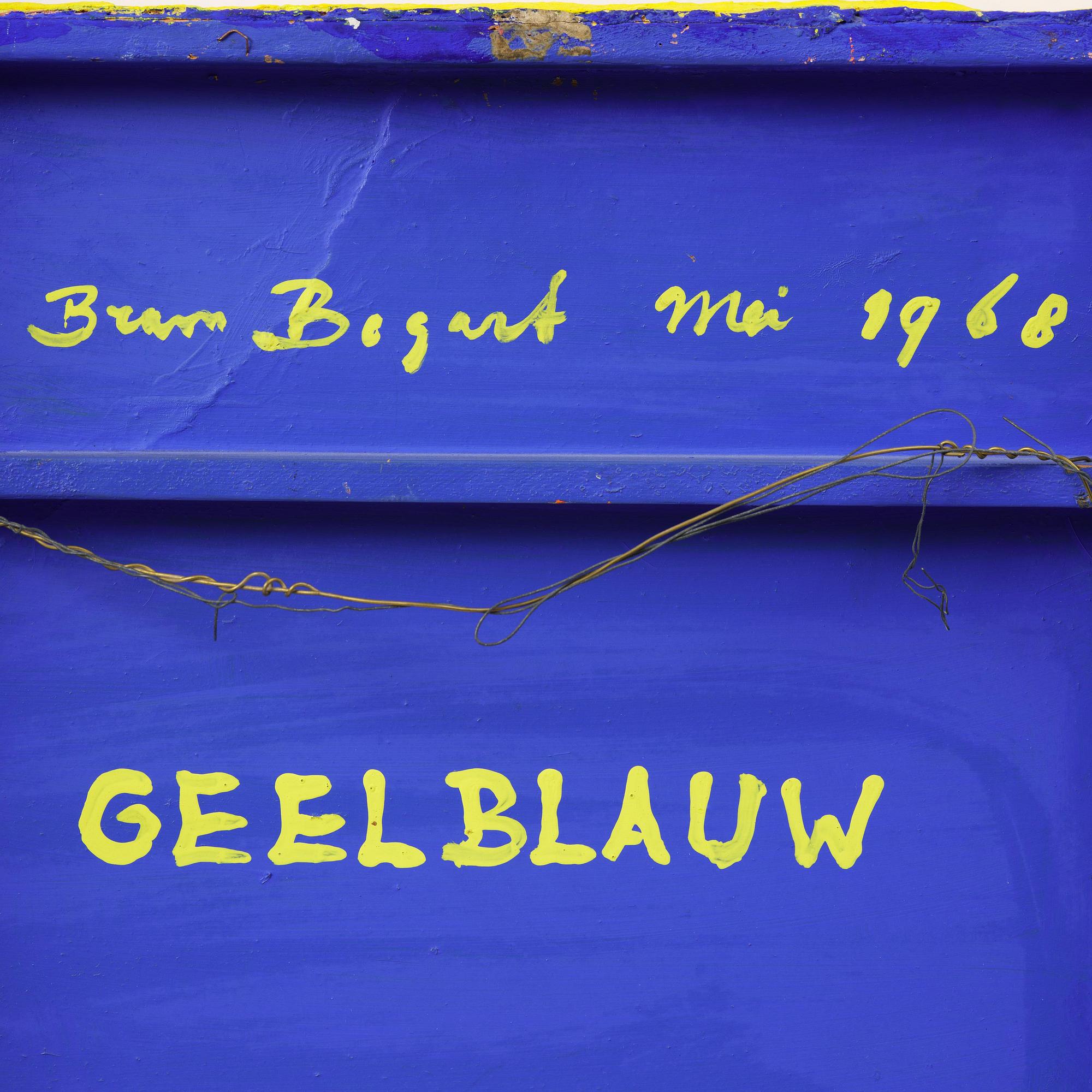 Bram Bogart, "Geelblauw".