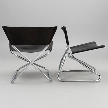 Two 'Z-Down' Chairs for Engelbrechts, Denmark.
