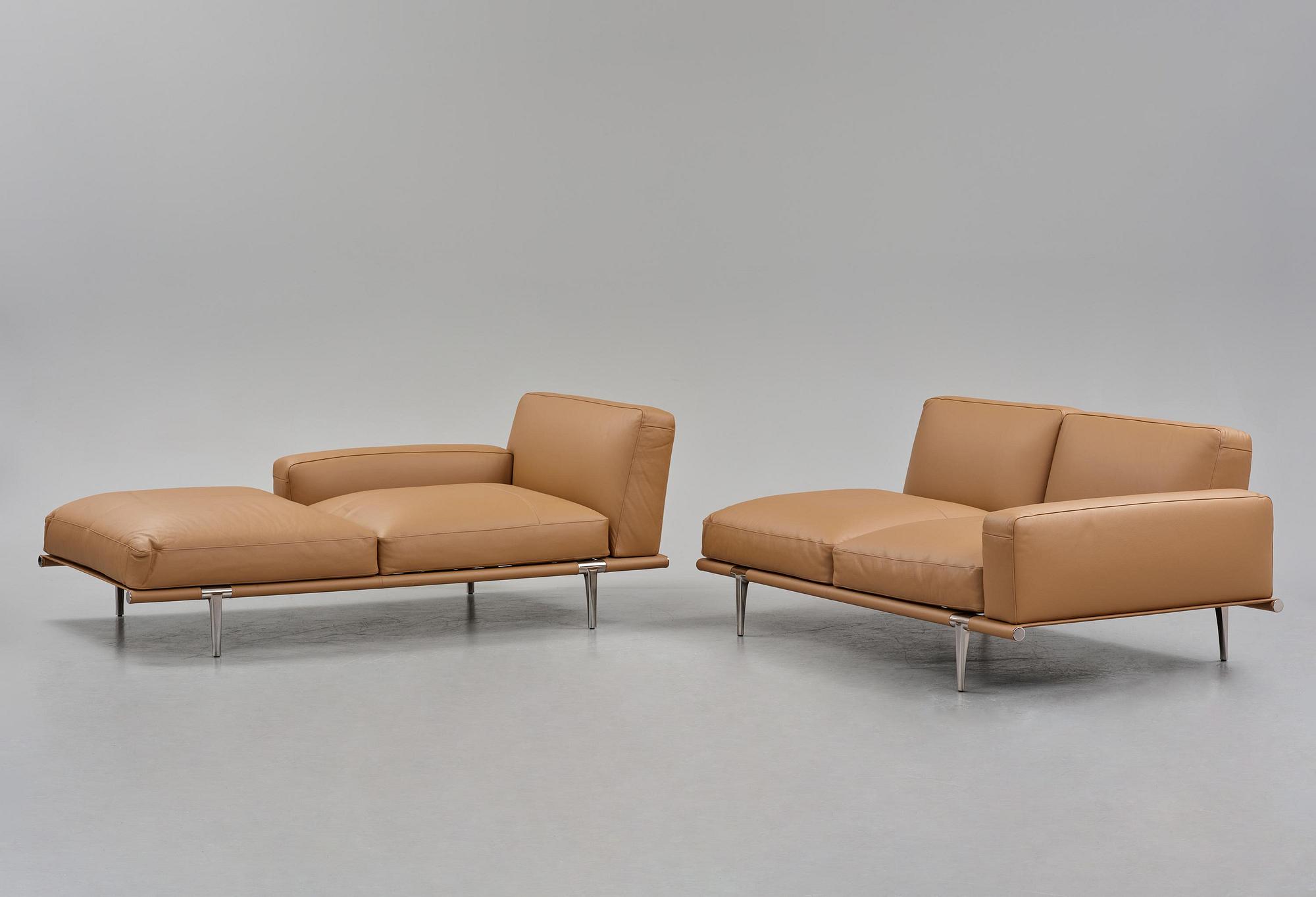 Ludovica Serafini & Roberto Palomba, a "Let it Be" sofa, Poltrona Frau, Italy, 2025.